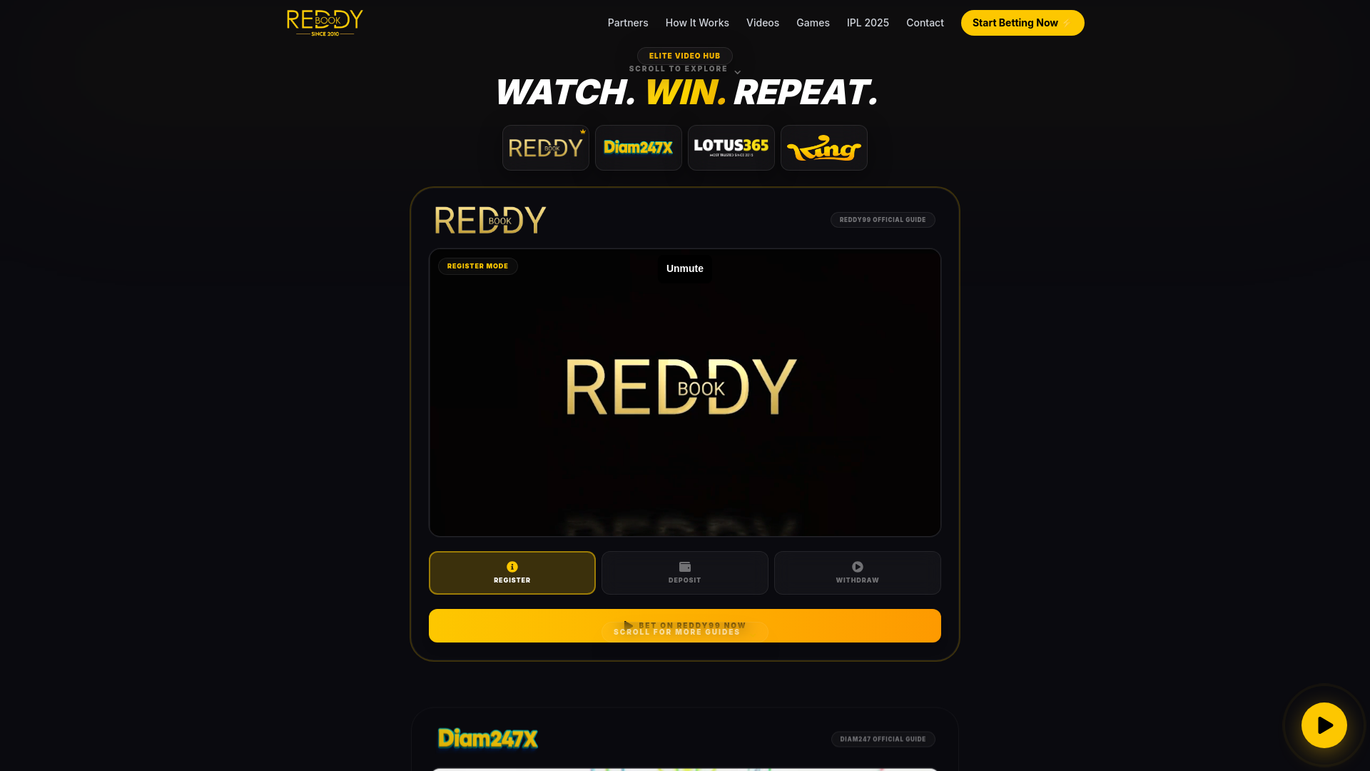 website screenshot of https://reddyannademo.com/