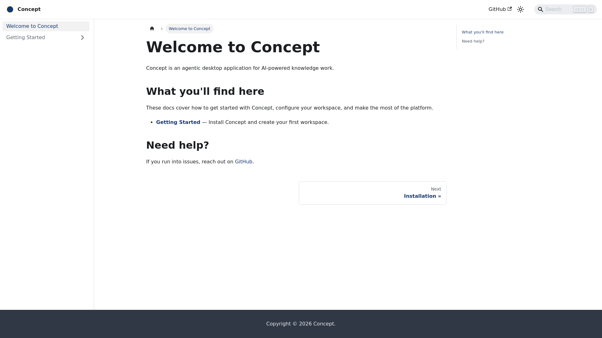 website screenshot of https://concept-docs.pages.dev/