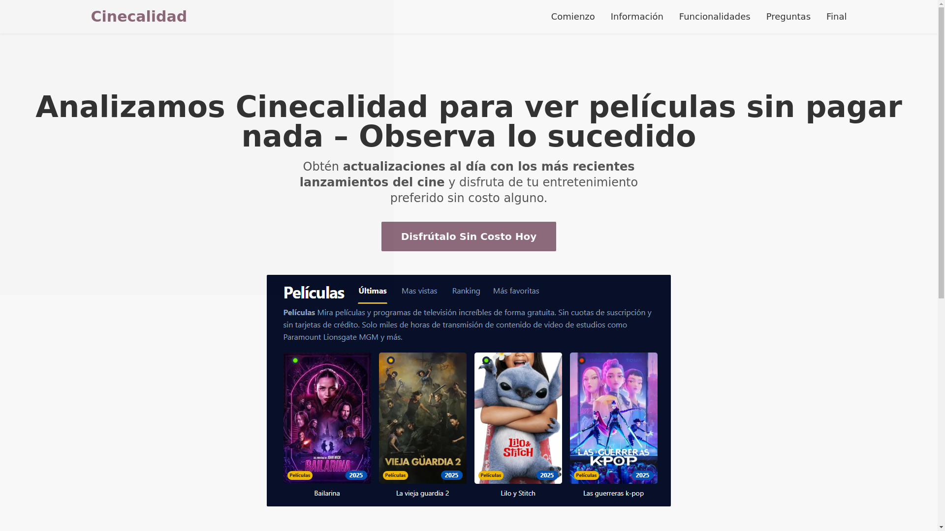 website screenshot of https://cinecalidad-nm7l.pages.dev/