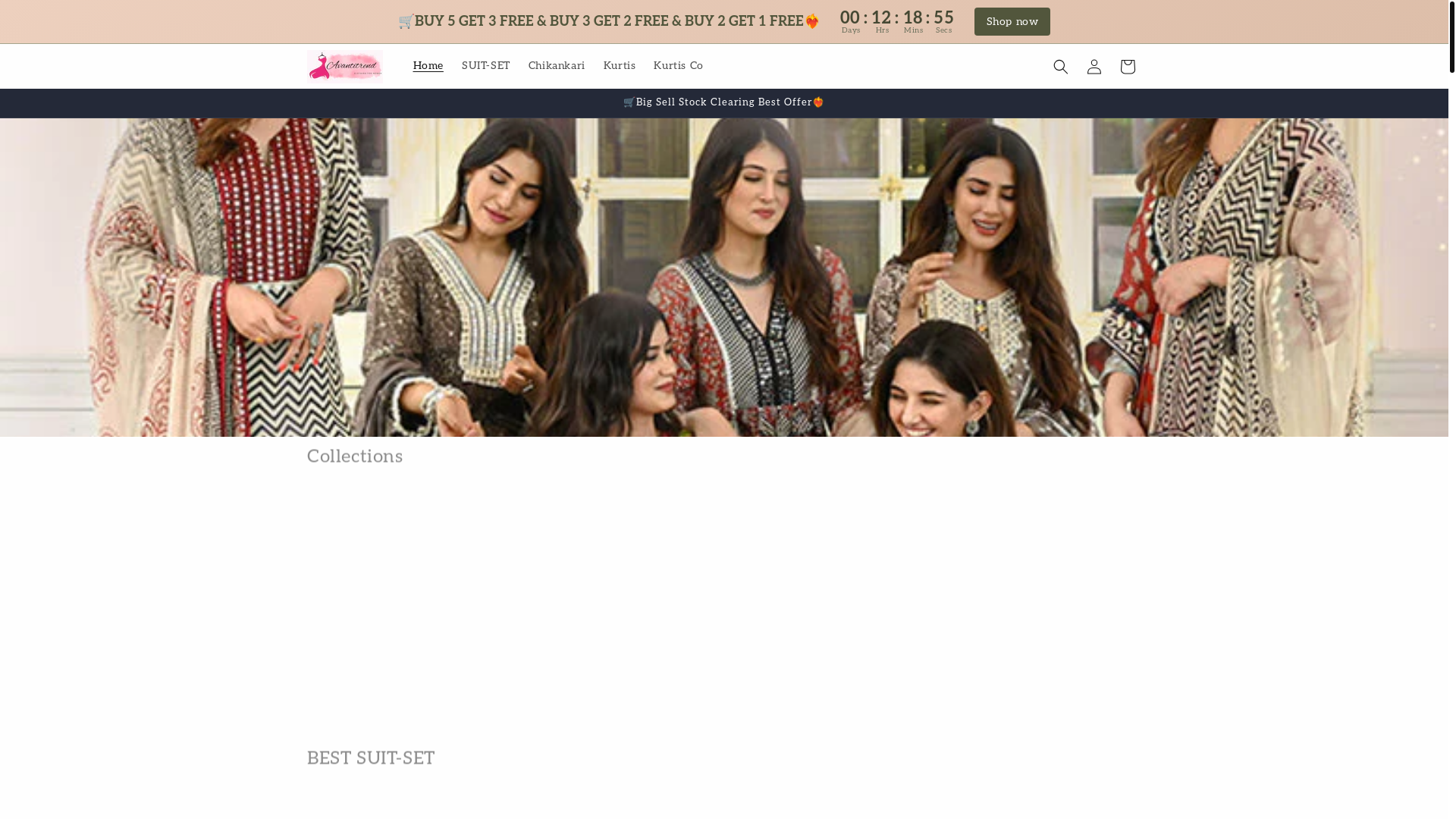website screenshot of https://avantitrend.today/