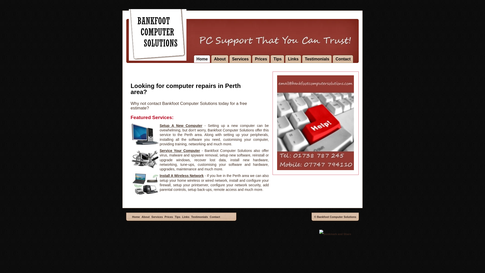 website screenshot of https://bankfootcomputersolutions-co.pages.dev/