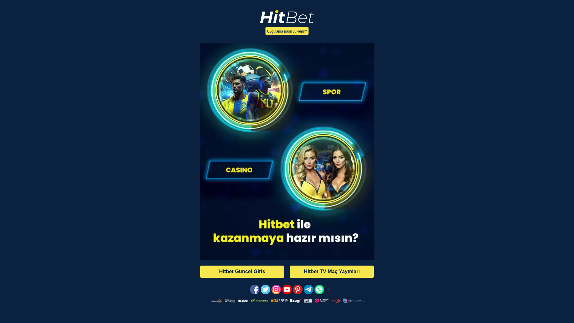 website screenshot of https://hitbet.app