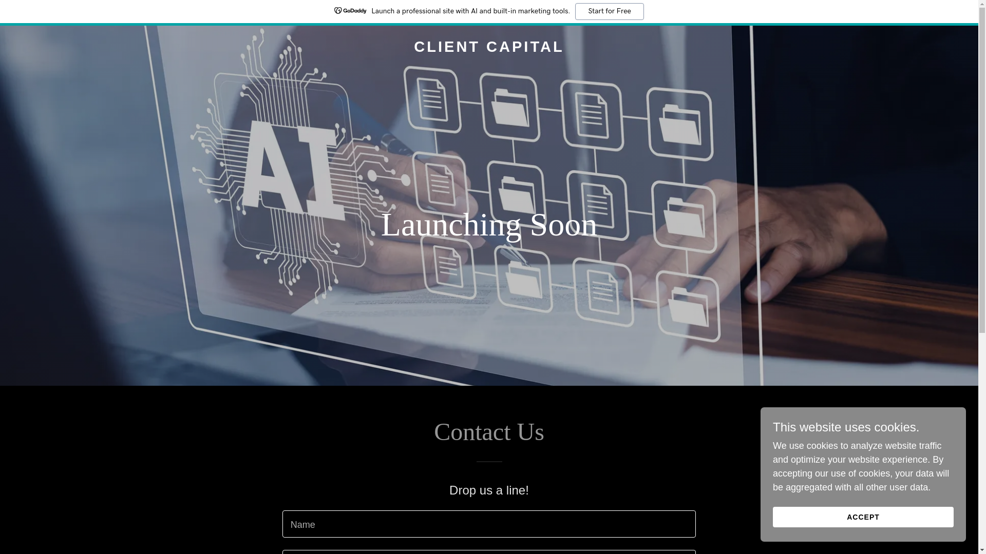 website screenshot of https://clientcapital.ai/