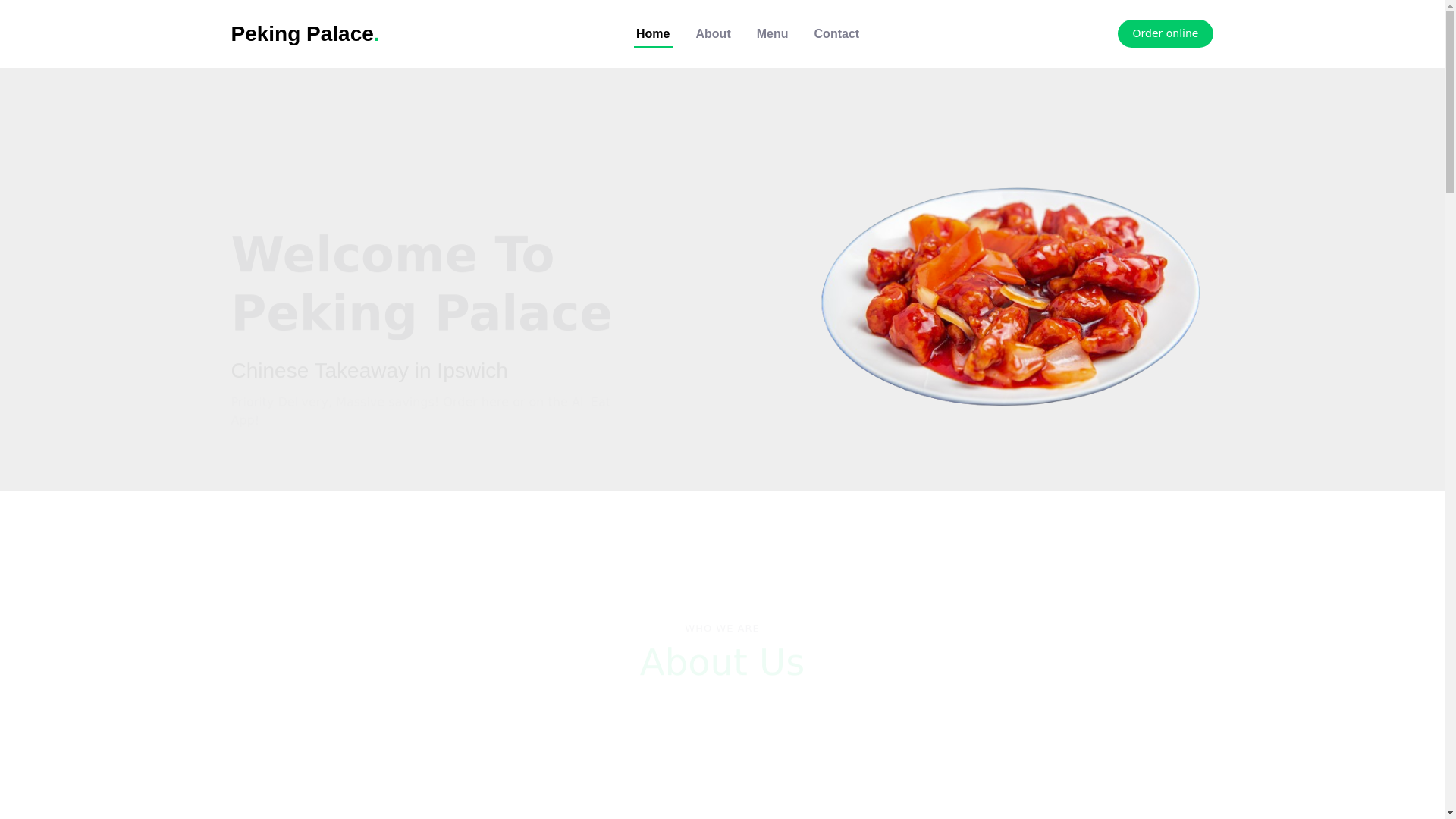 website screenshot of https://pekingpalacechineseipswich.co.uk/