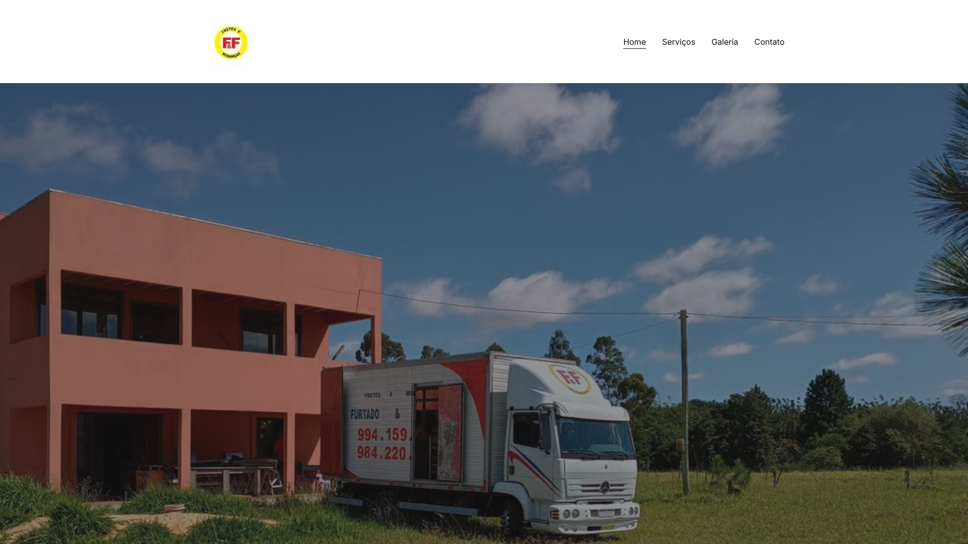 website screenshot of https://xn--furtadofurtadofretesemudanas-dqc.com