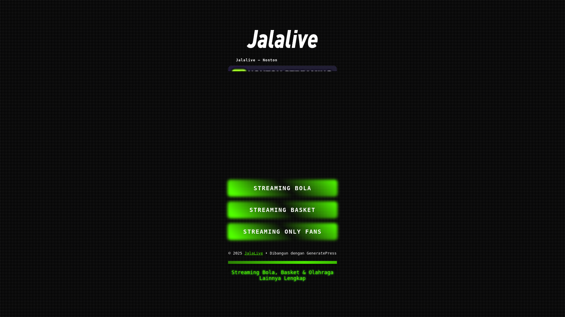 website screenshot of https://jalalive-stream.pages.dev/