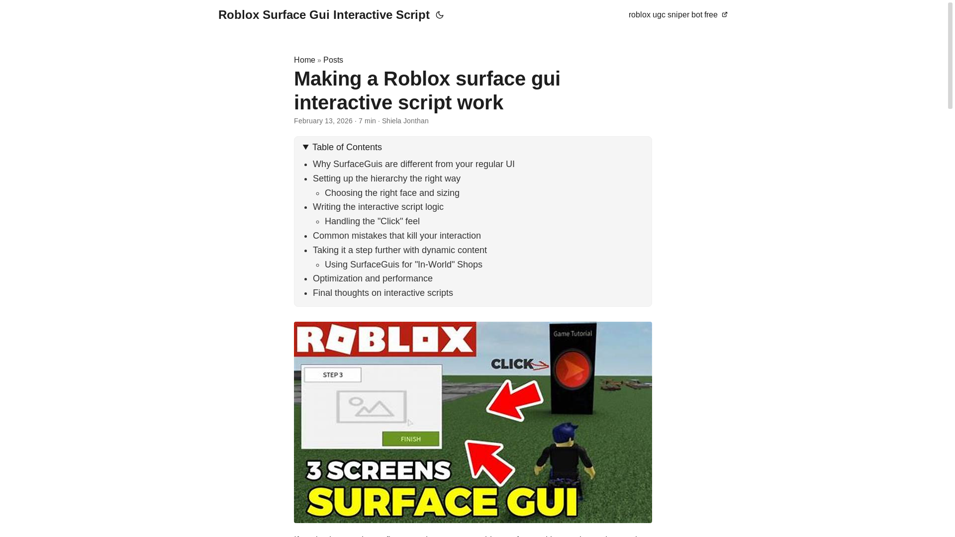 website screenshot of https://roblox-surface-gui-interactive-script.pages.dev/