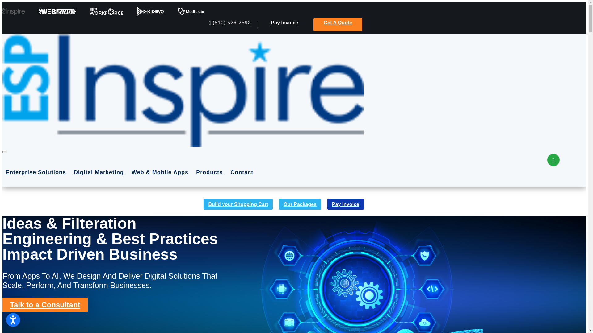 website screenshot of https://cyberespinspire.com/
