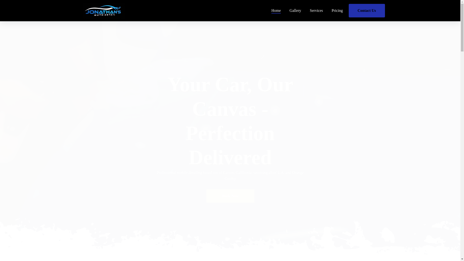 website screenshot of https://jonathansautodetail.com/