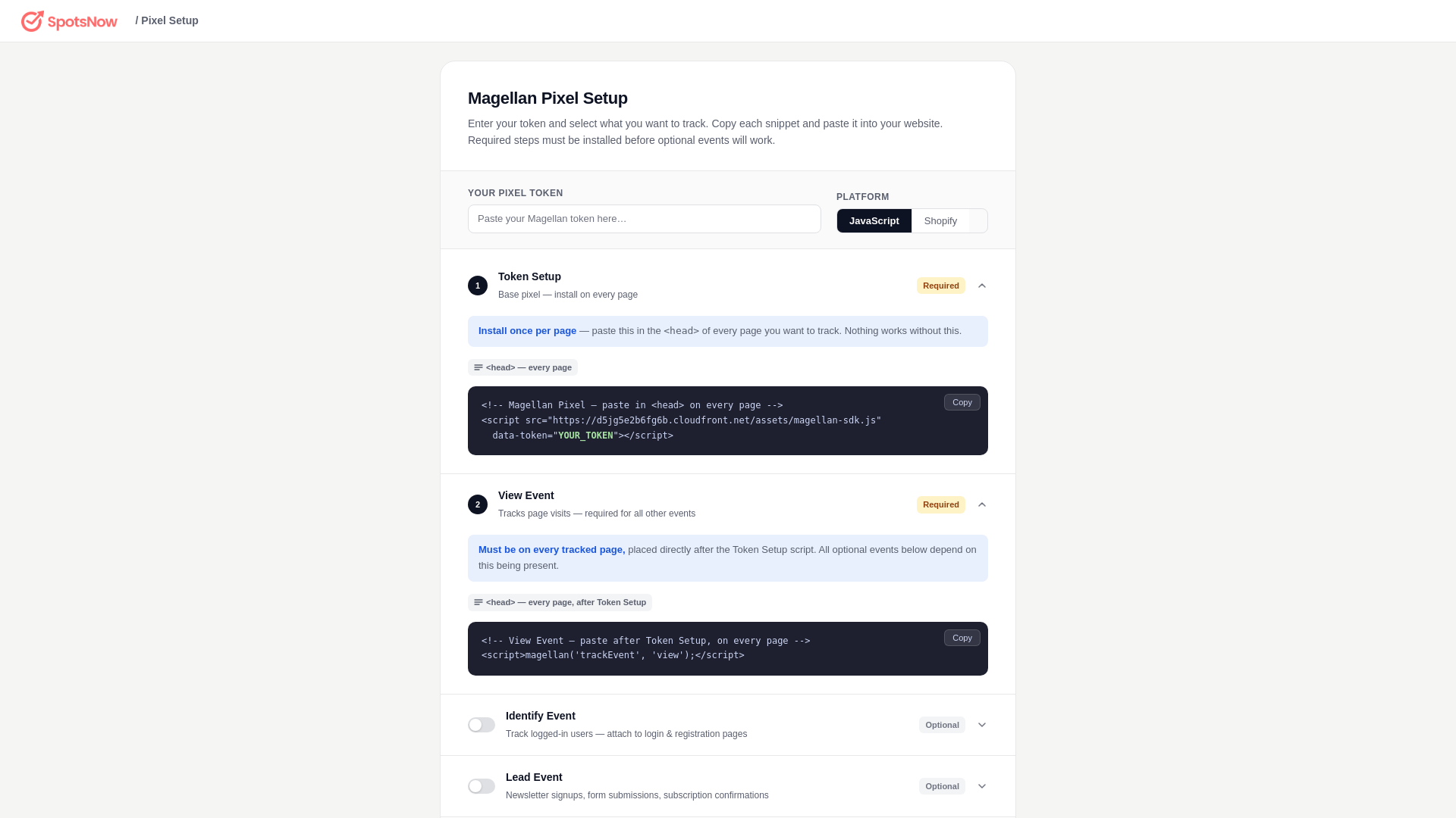 website screenshot of https://spotsnow.wiki/