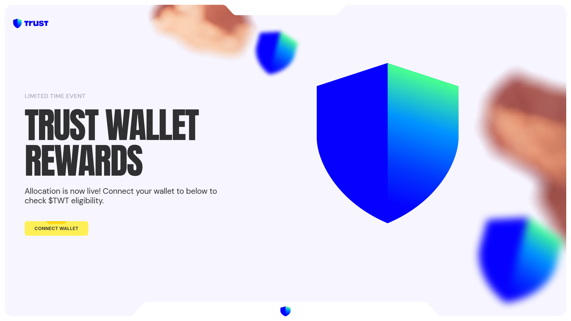 website screenshot of https://claims-trustwallet.app