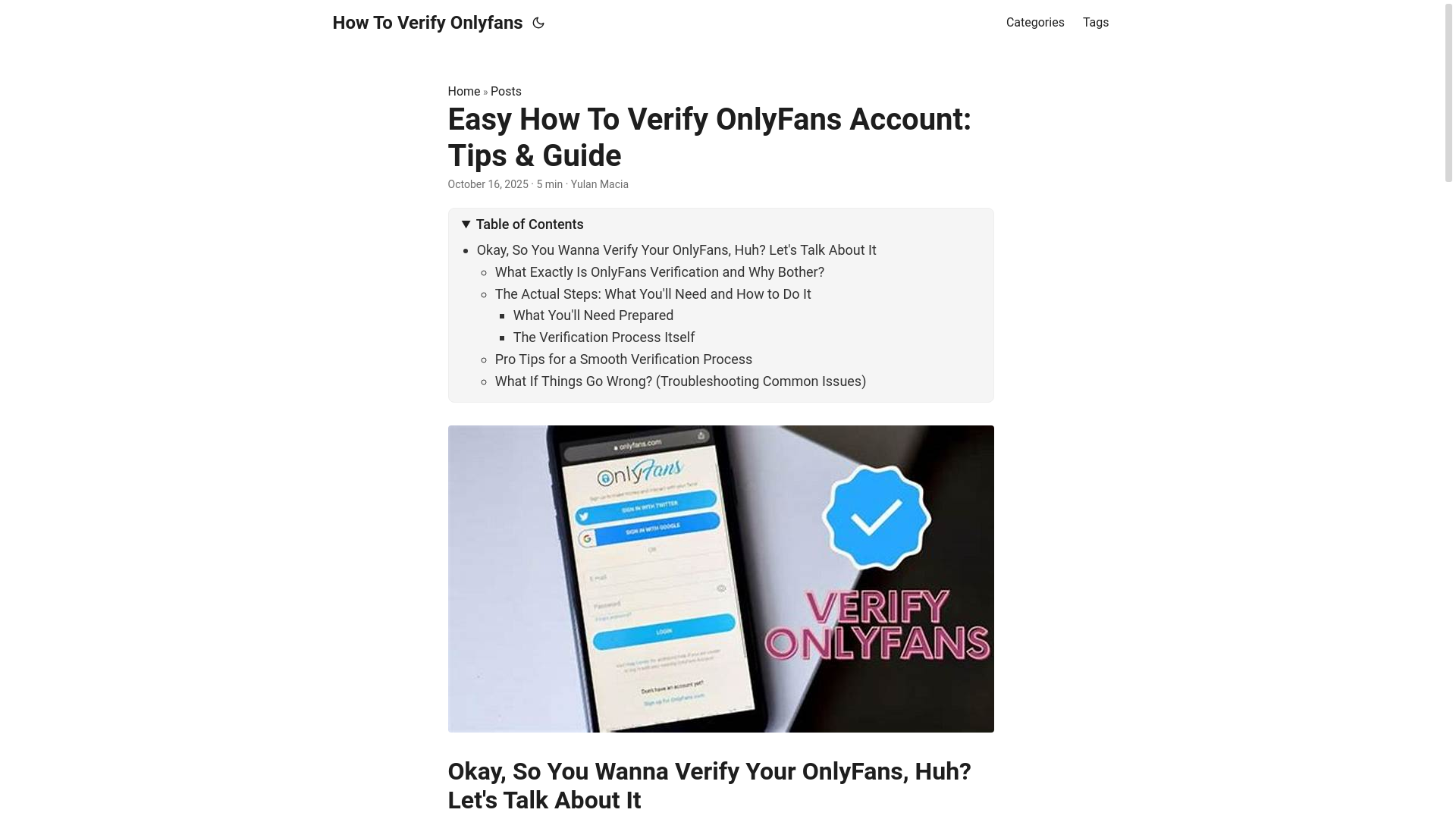website screenshot of https://how-to-verify-onlyfans.pages.dev/