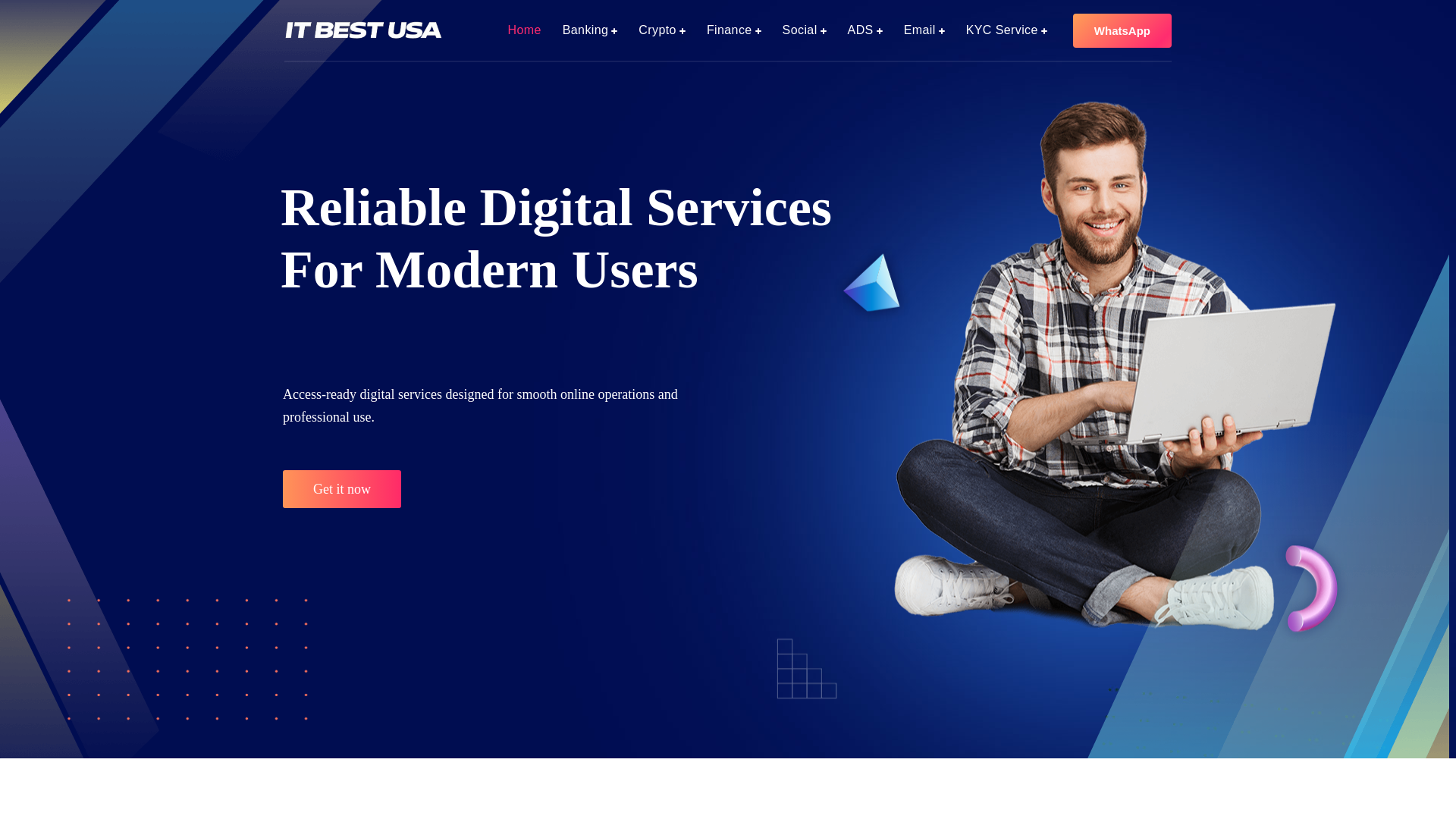 website screenshot of https://itbestusa.com