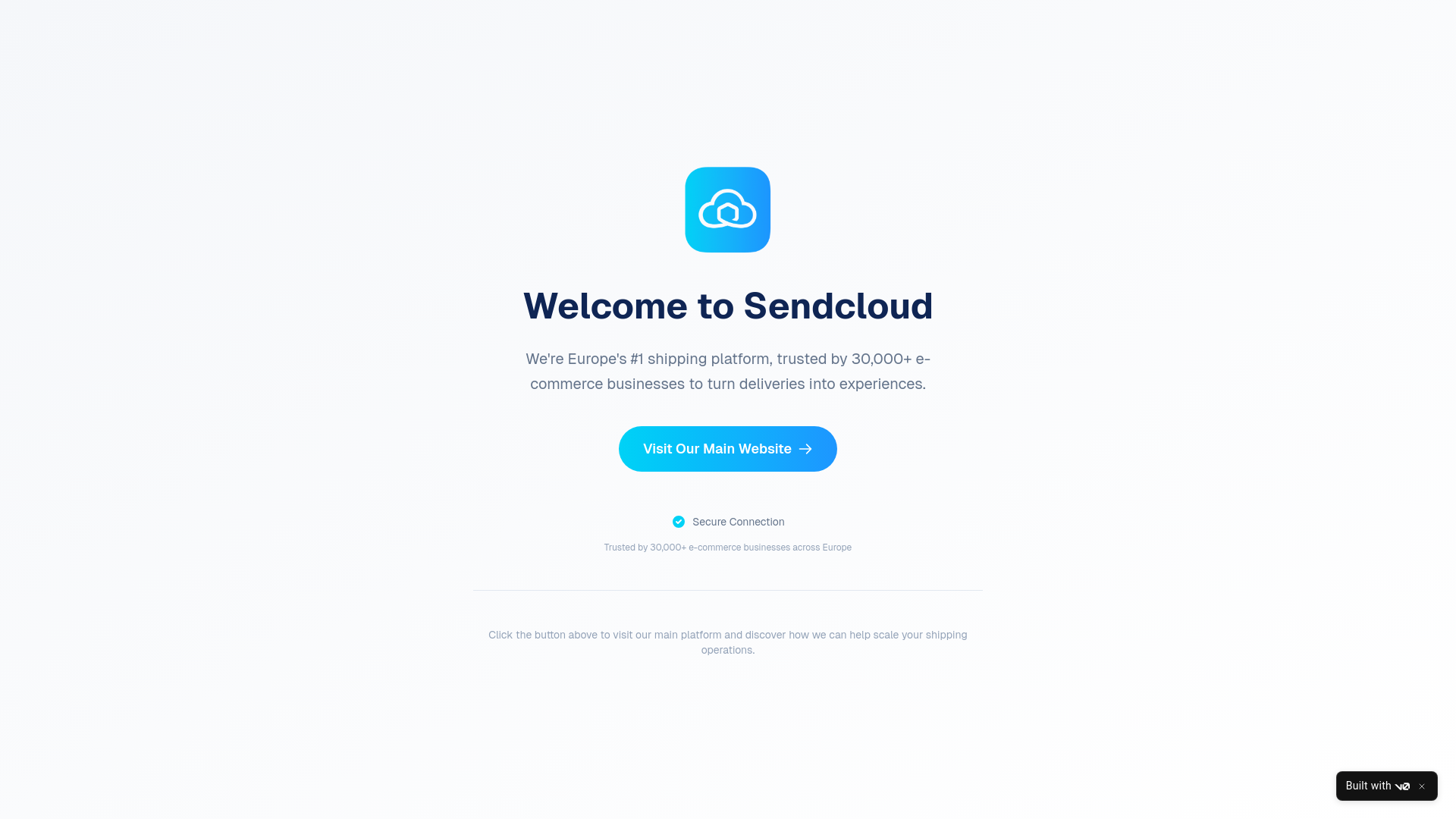 website screenshot of https://usesendcloud365.com