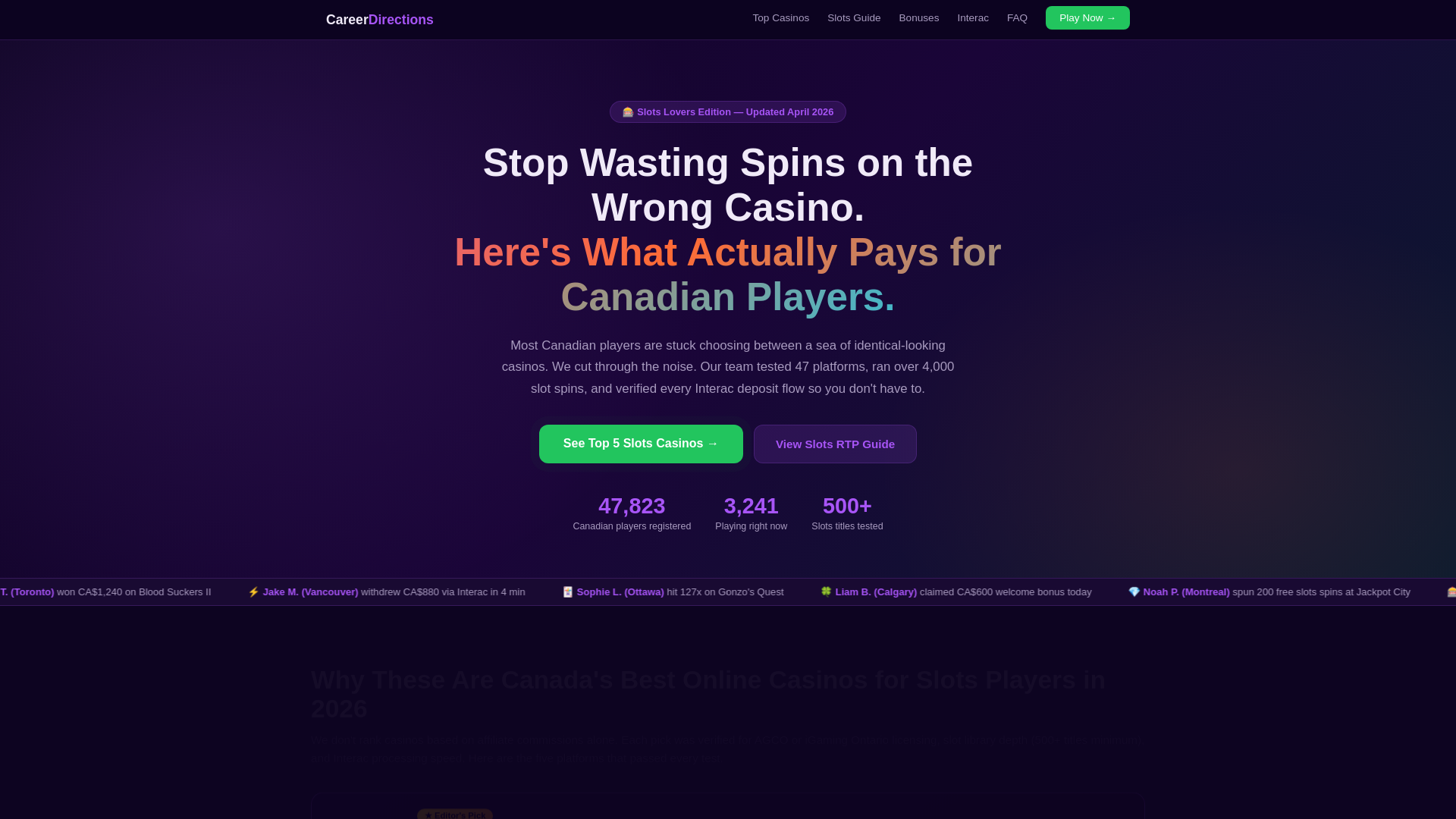 website screenshot of https://careerdirectionsonline-com.pages.dev/