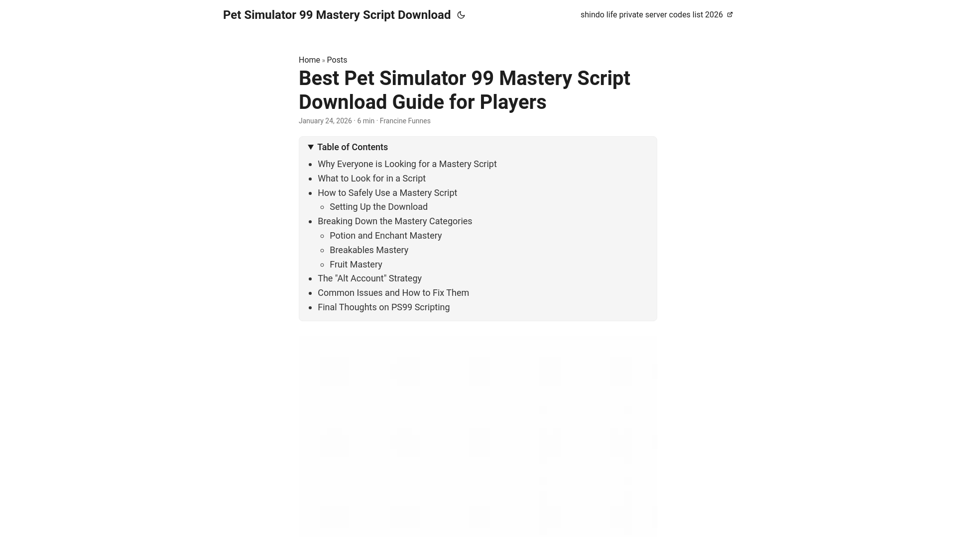 website screenshot of https://petsimulator99masteryscriptdownload.pages.dev/