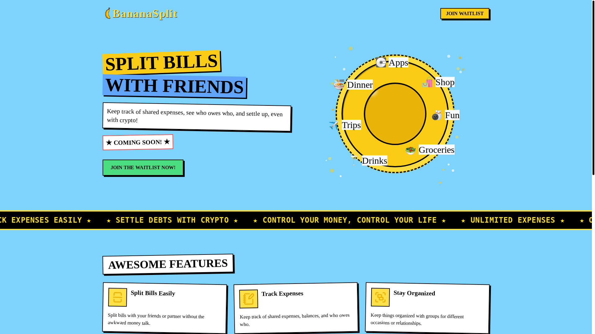 website screenshot of https://banana-landing.pages.dev/