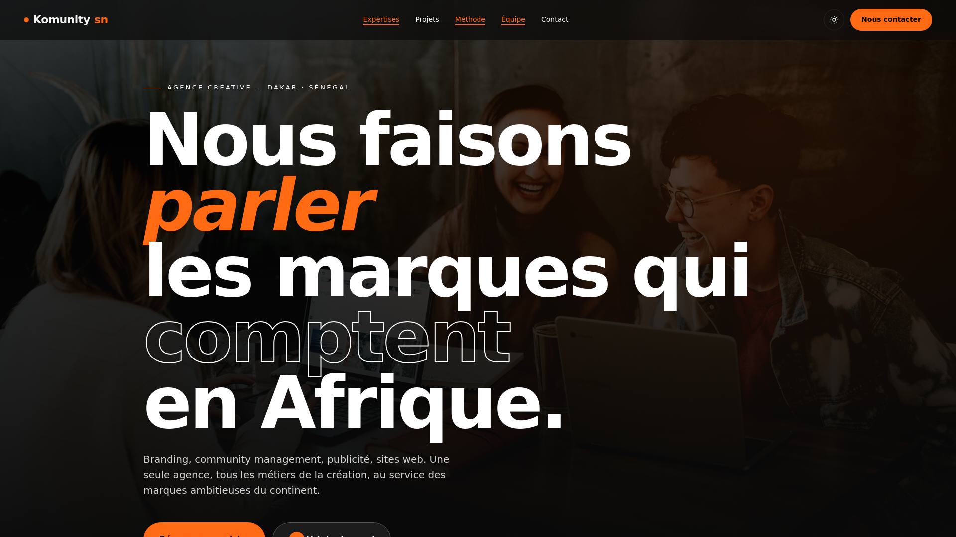 website screenshot of https://komunity.pages.dev/