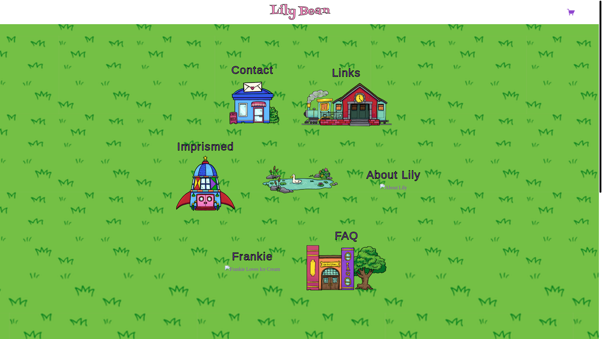 website screenshot of https://lilybean.art/