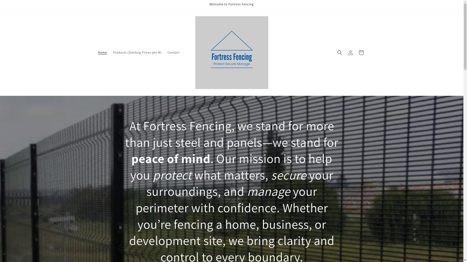 website screenshot of https://h2hfencing.co.za/