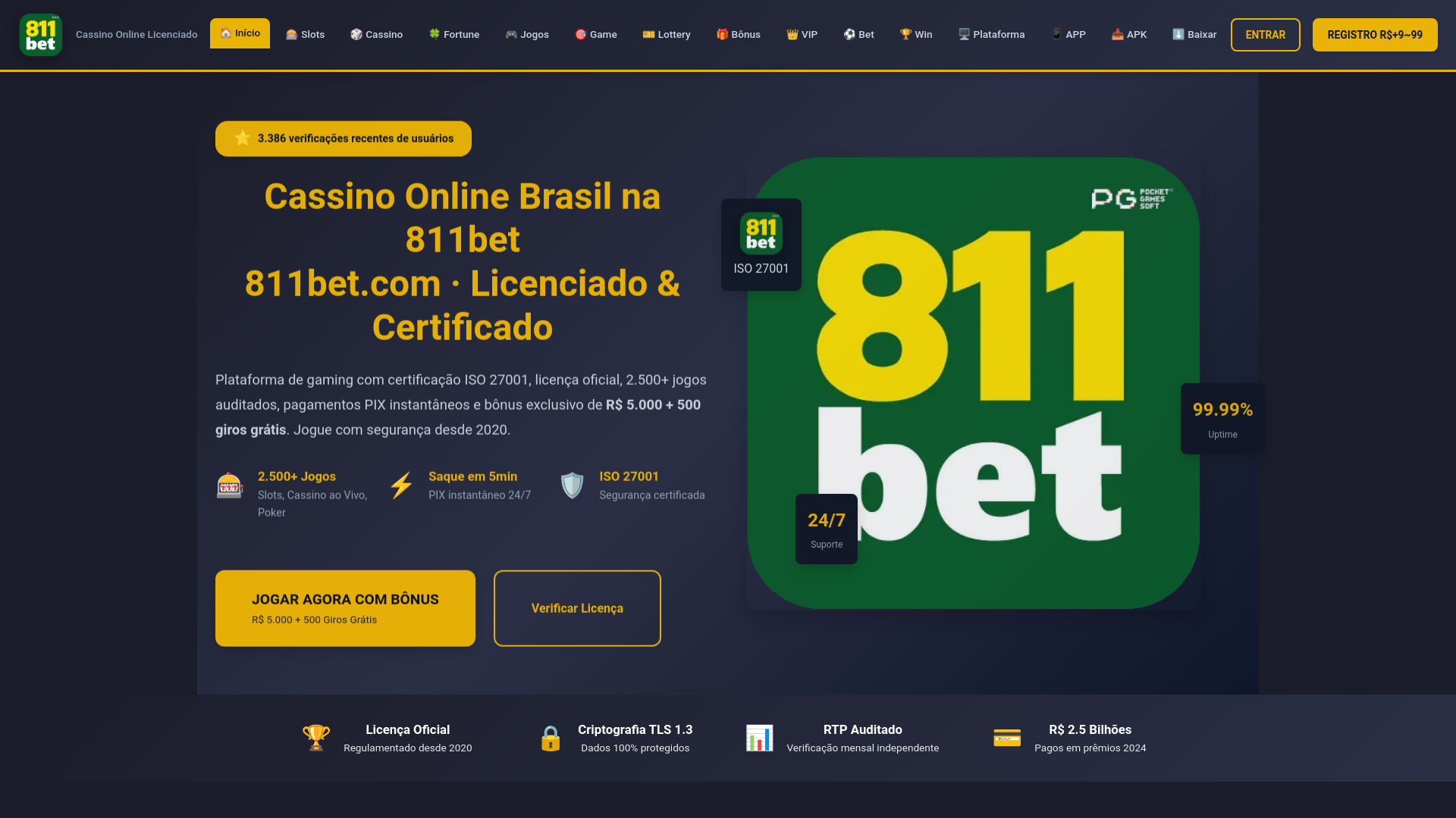 website screenshot of https://811betb2.com/