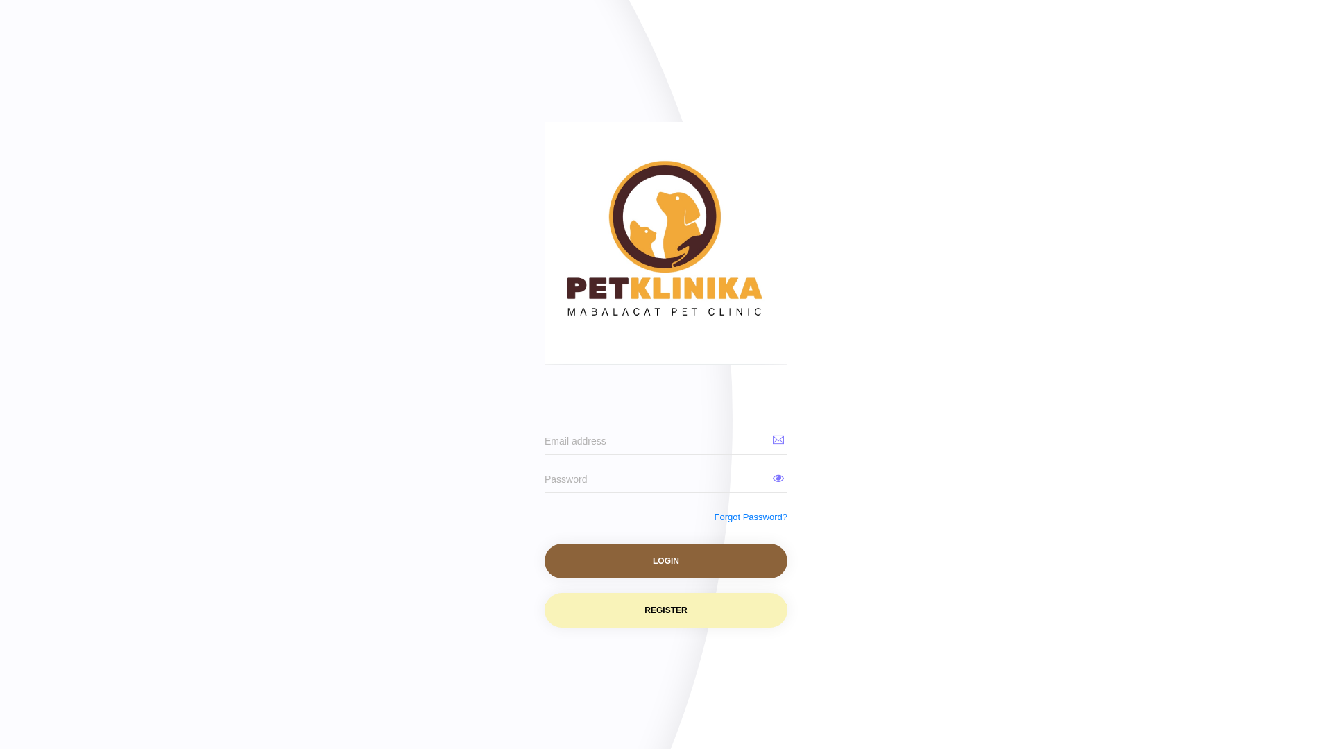 website screenshot of https://petklinika.com/