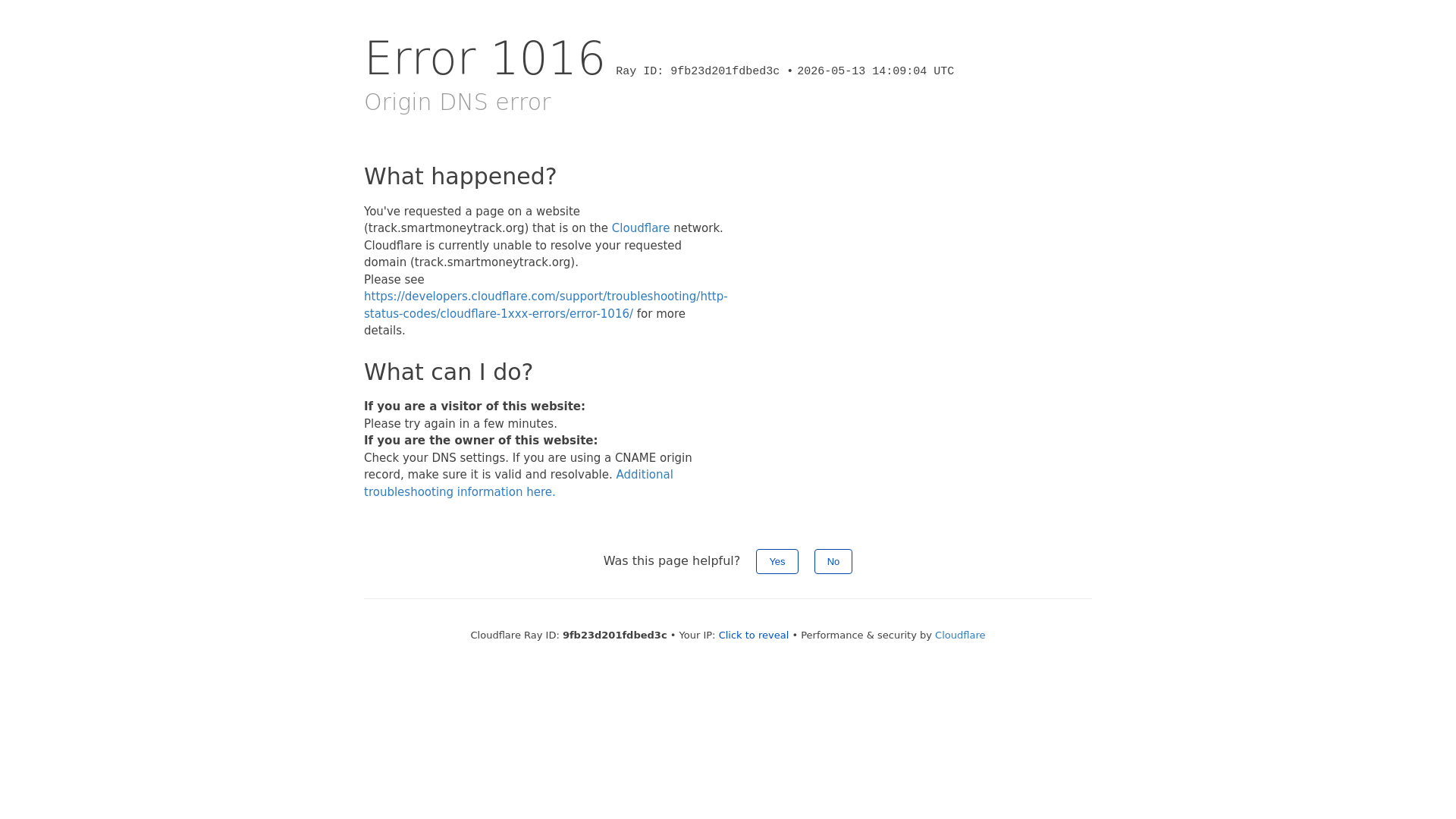 website screenshot of https://track.smartmoneytrack.org/click