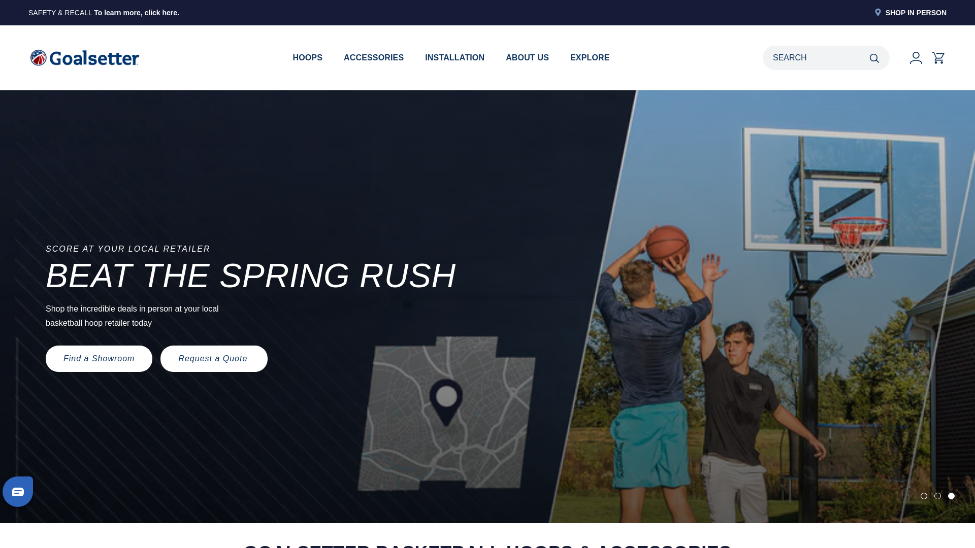 website screenshot of https://goalsetter.com