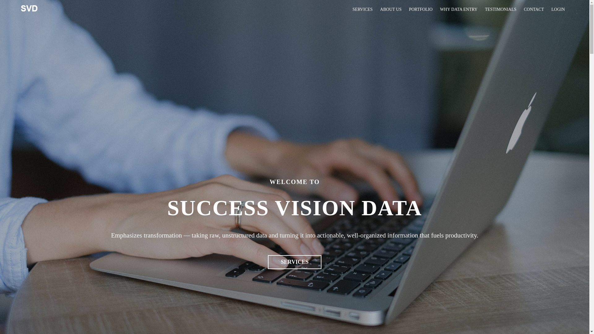 website screenshot of https://successvisiondatapvtltd.com/