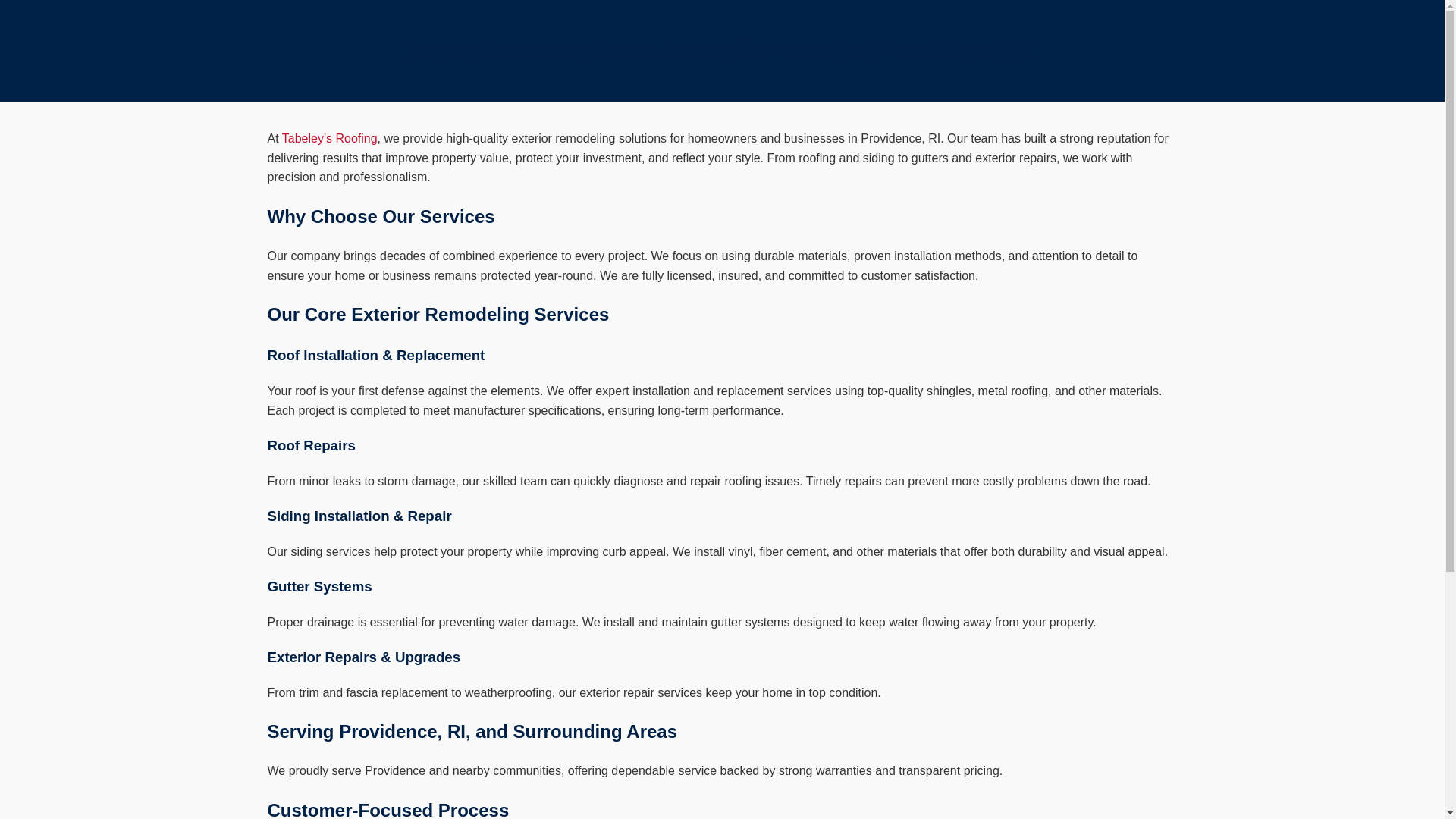 website screenshot of https://expert-exterior-remodeling-providence.pages.dev/