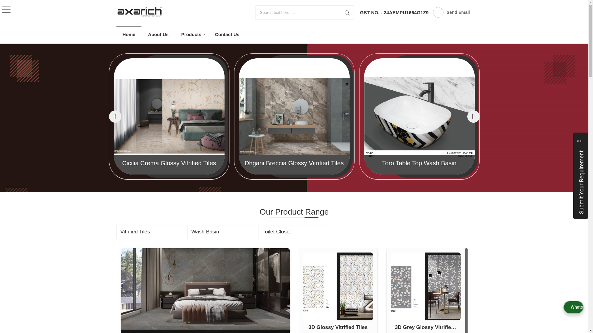 website screenshot of https://axarich.in/