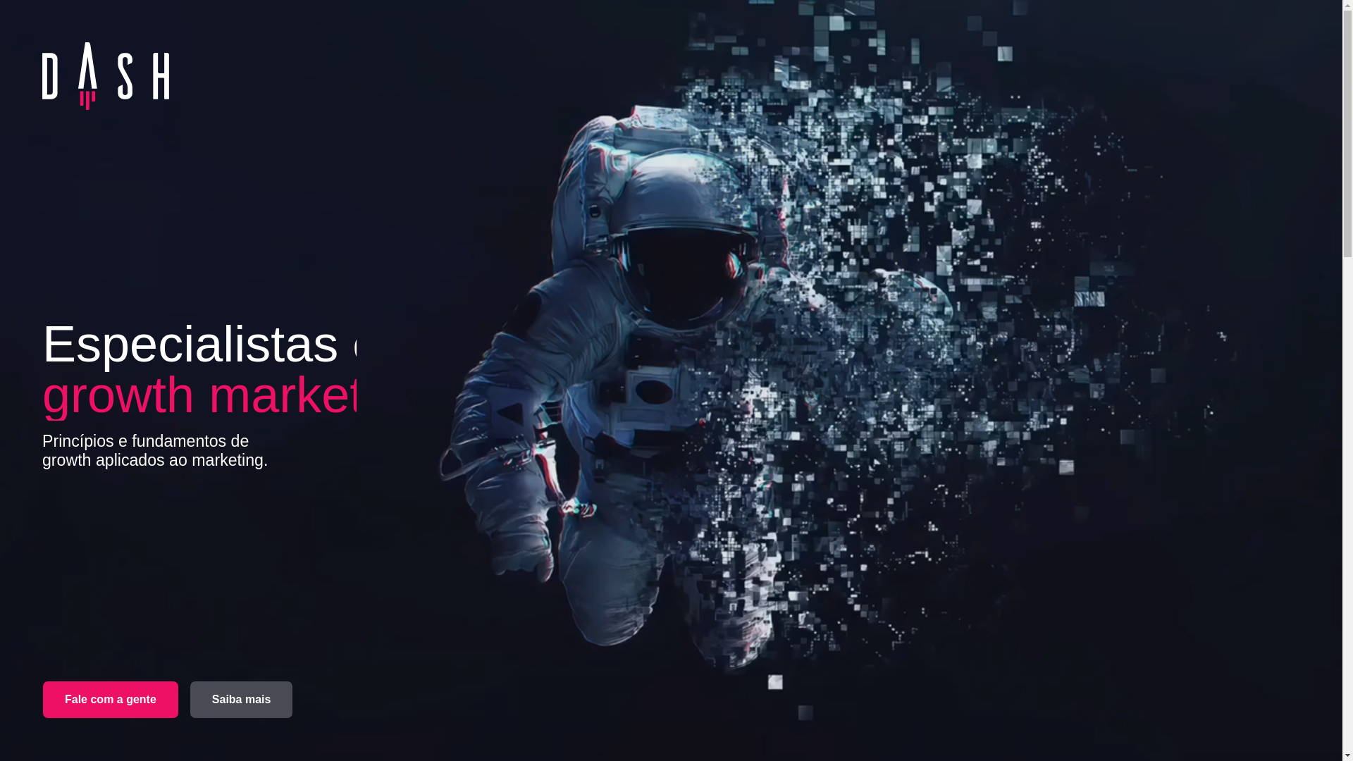 website screenshot of https://dashlabs.com.br/