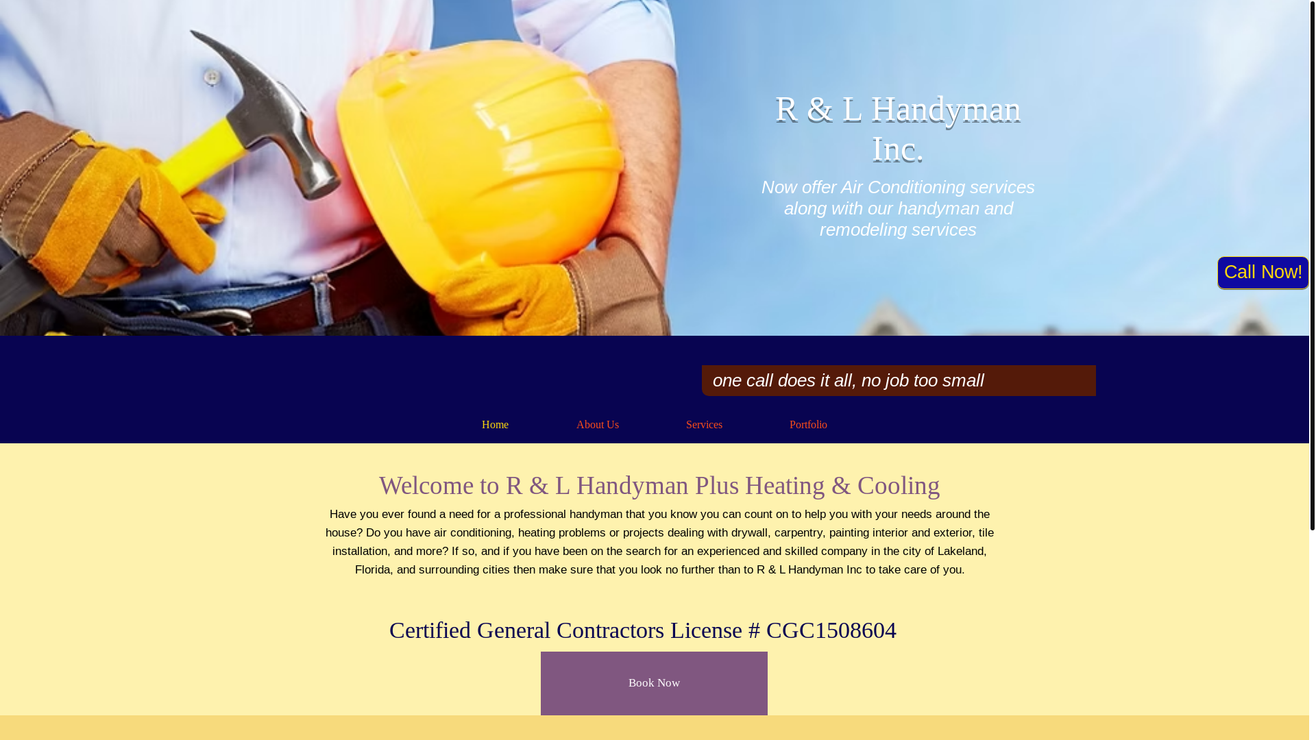 website screenshot of https://rlhandymanlakeland.com/