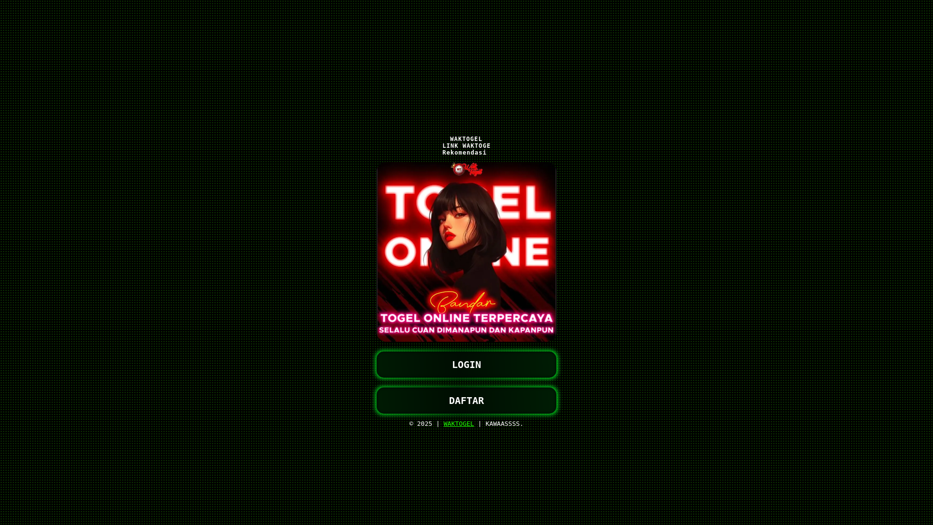 website screenshot of https://waktogelnew8.pages.dev/