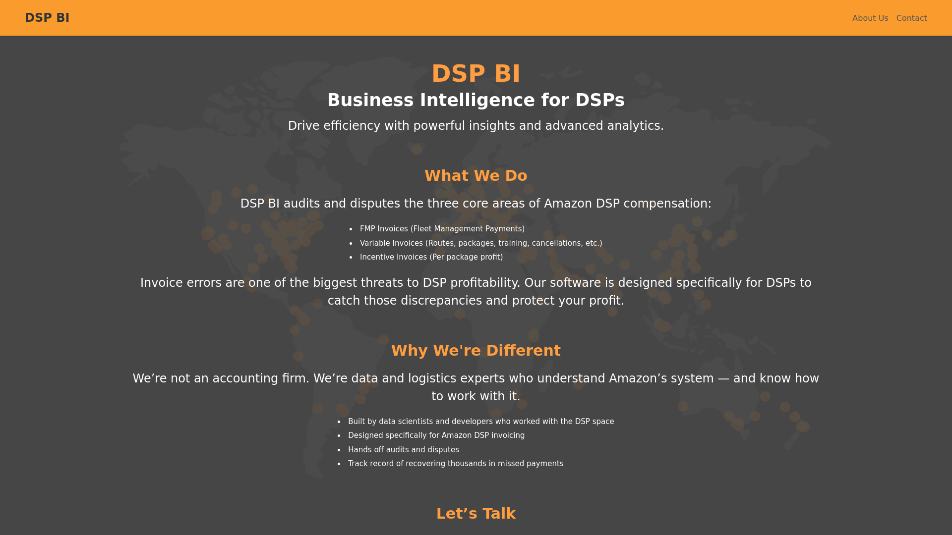 website screenshot of https://cloudflare-dsp-bi-website.pages.dev/