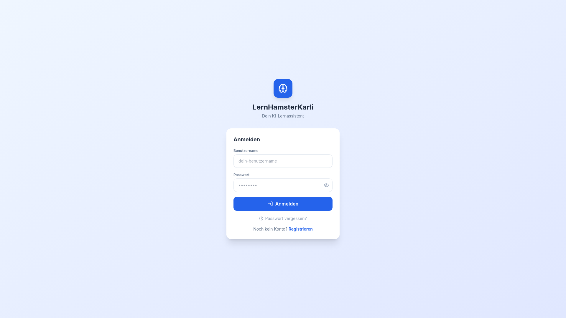 website screenshot of https://lernhamsterkarli.de/