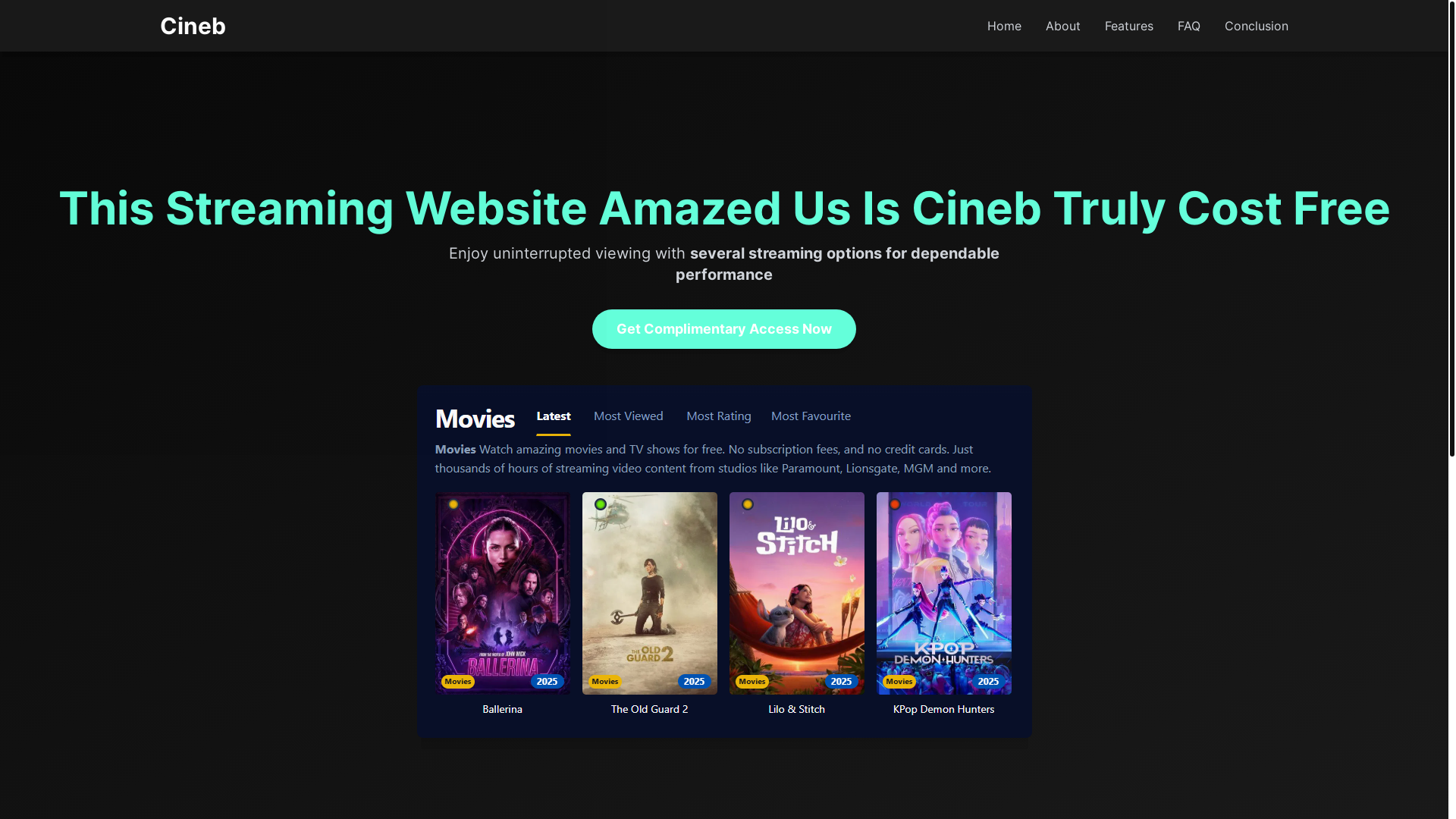 website screenshot of https://cineb-7xs8.pages.dev/