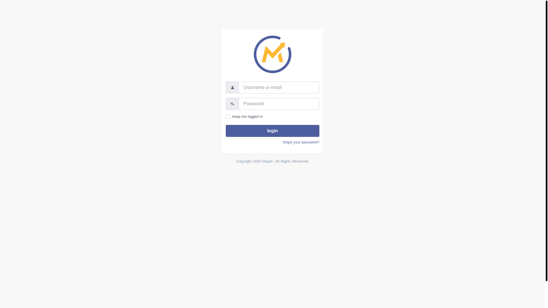 website screenshot of https://mautic.uxdx.com/