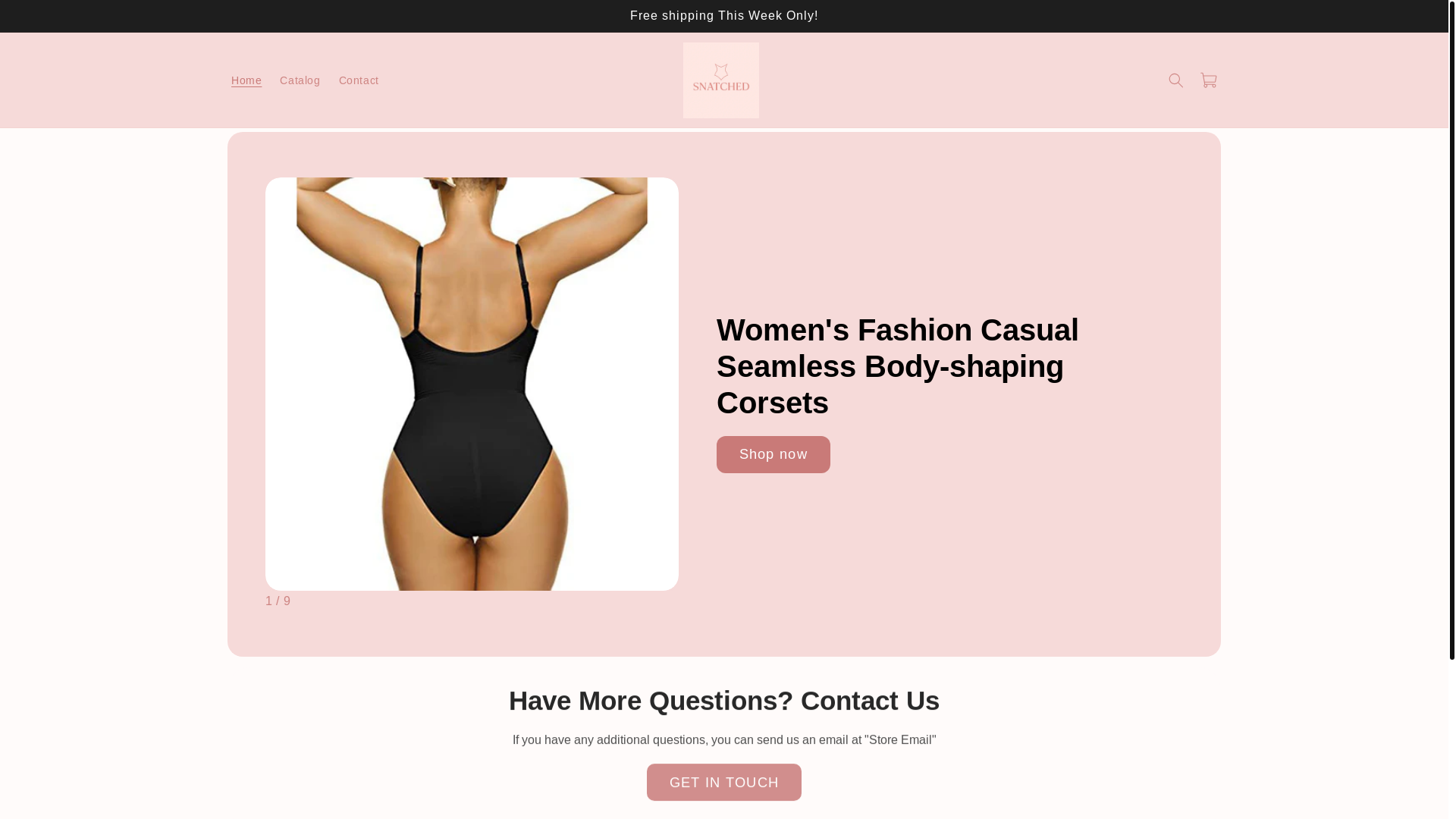 website screenshot of https://shopsnatched.shop/