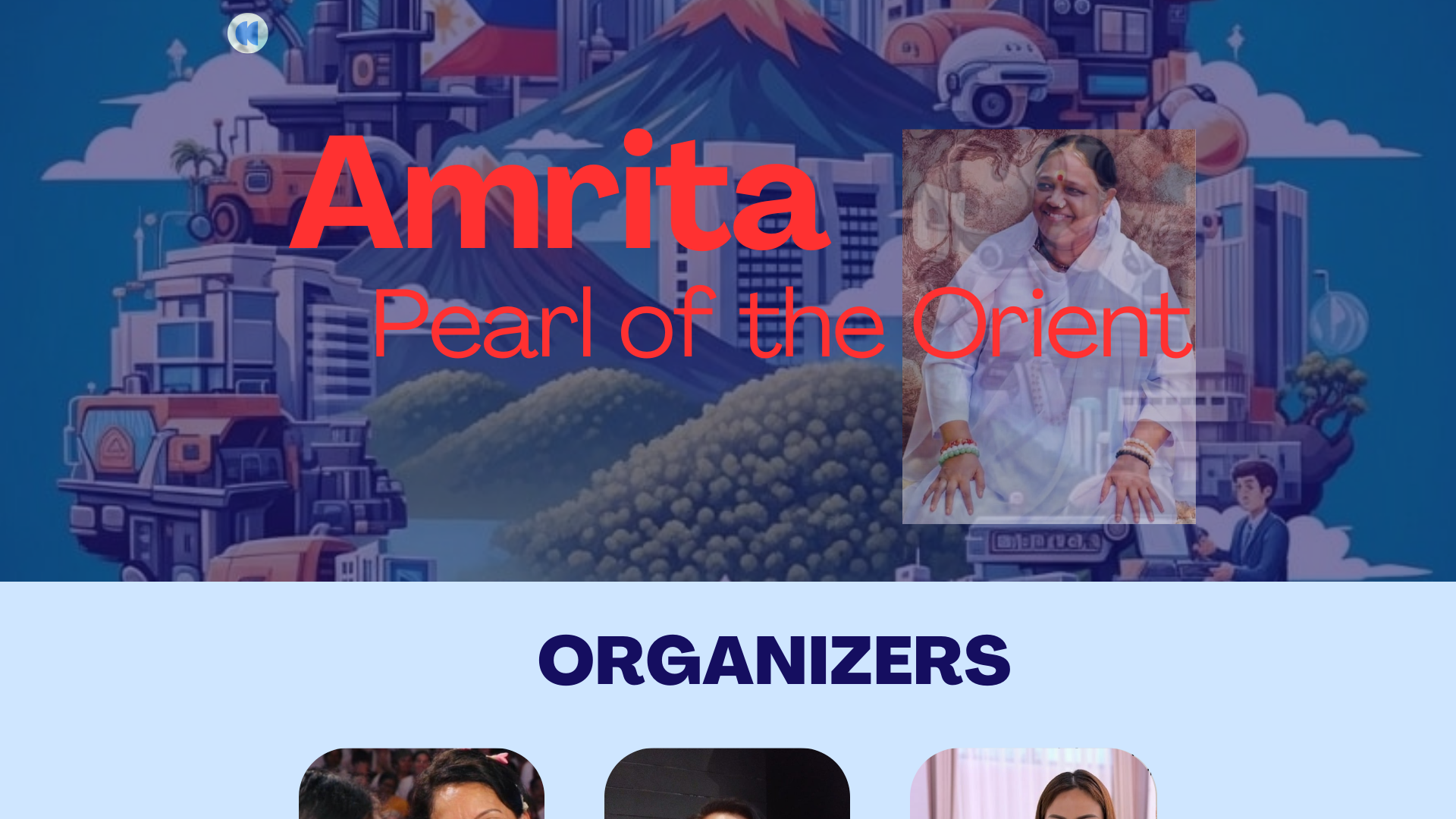 website screenshot of https://ammaphilippines.org