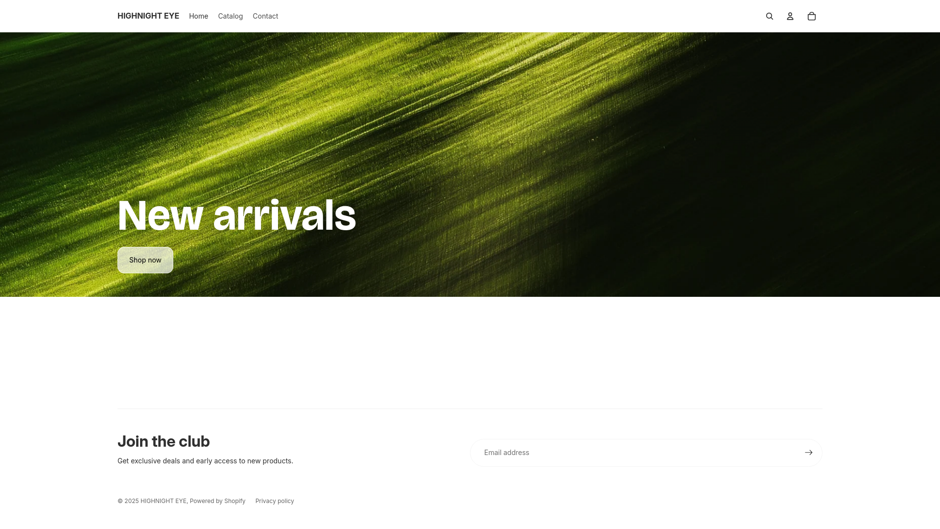 website screenshot of https://highnighteye.com/