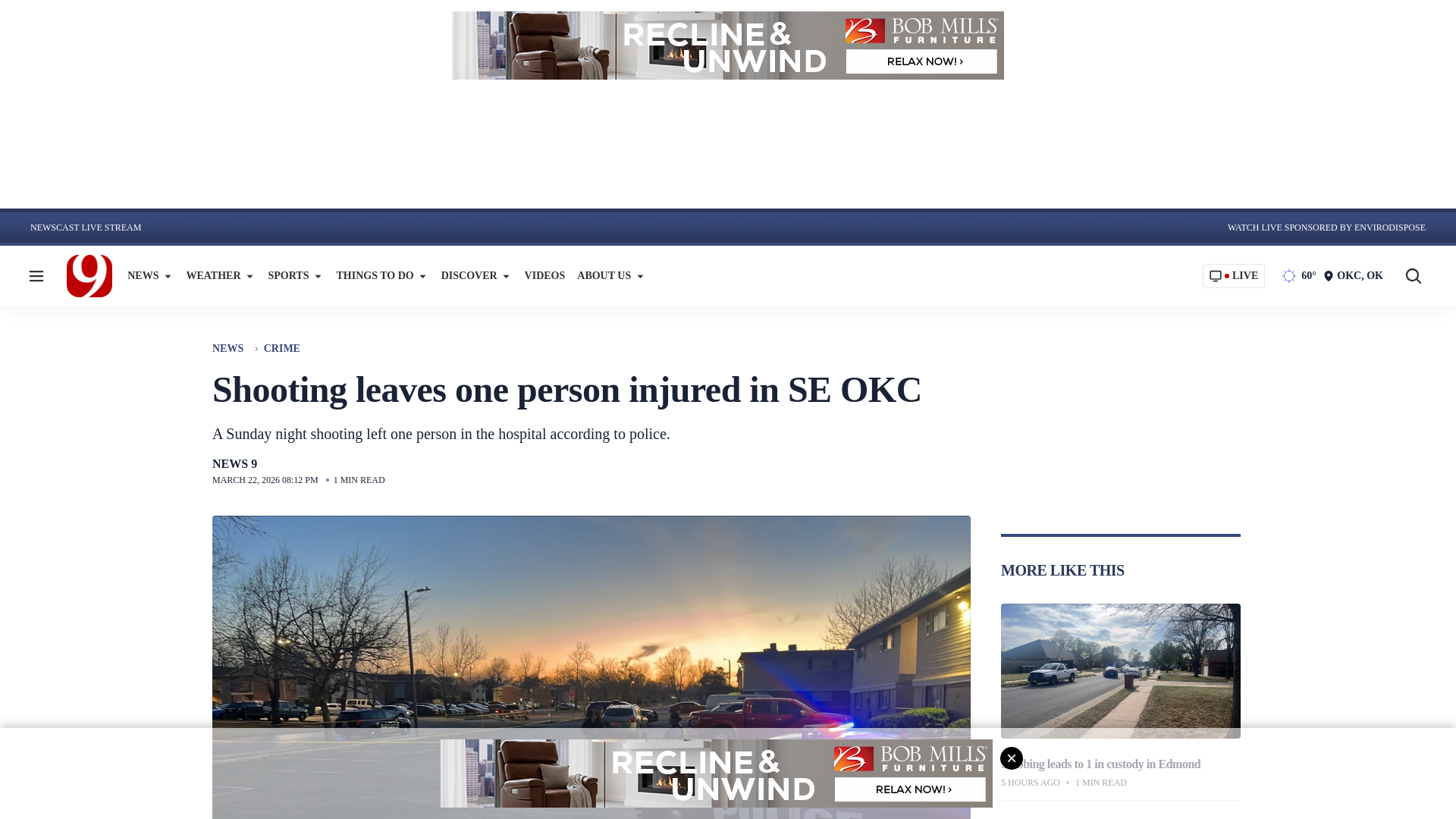 website screenshot of https://www.news9.com/crime/shooting-leaves-one-person-injured-in-se-okc