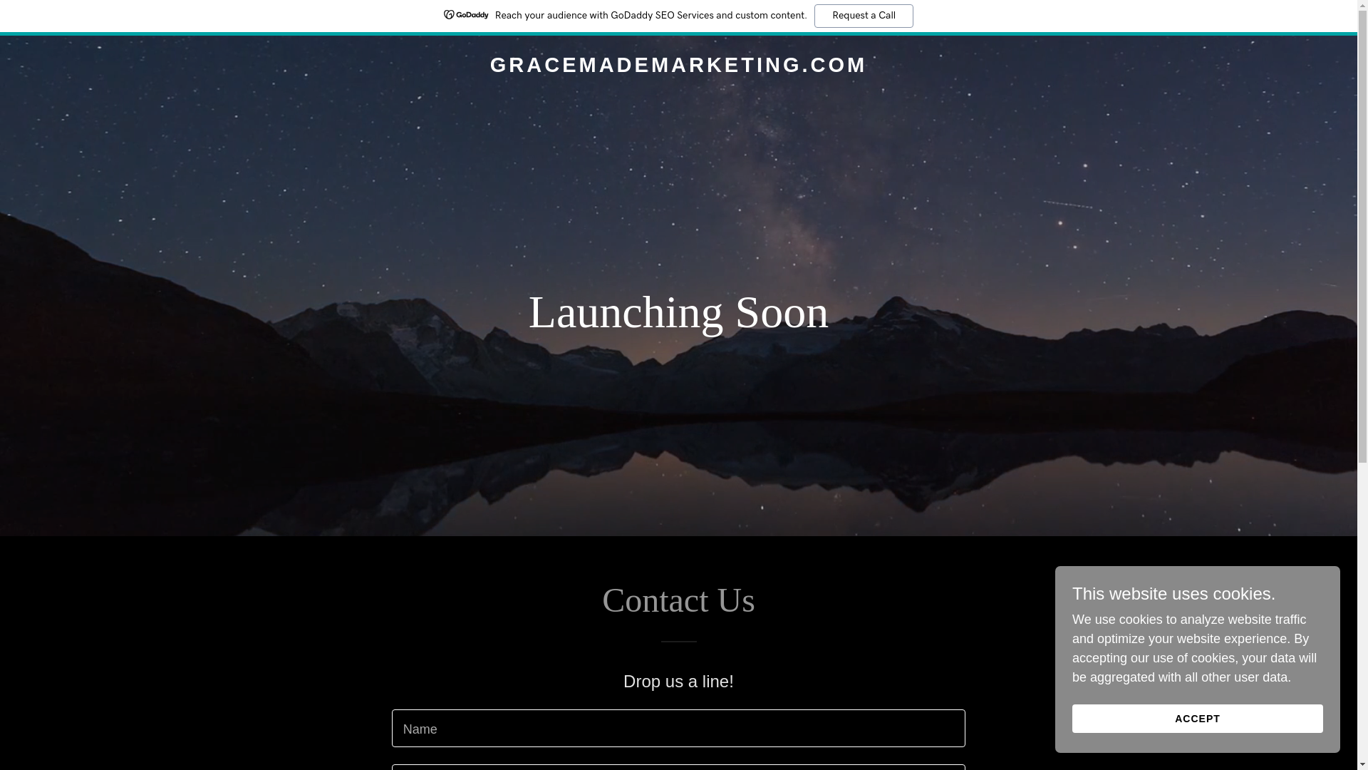 website screenshot of https://gracemademarketing.com/