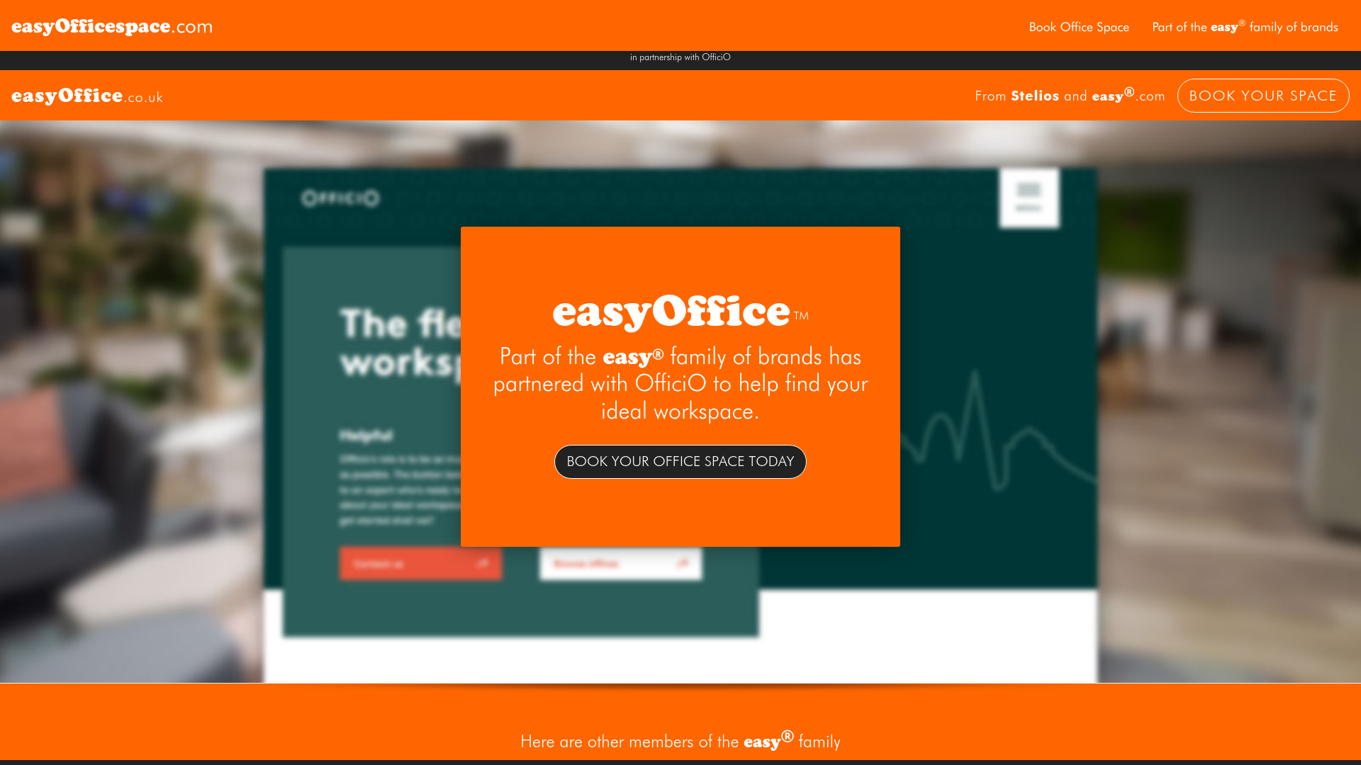 website screenshot of https://easyofficespace.com