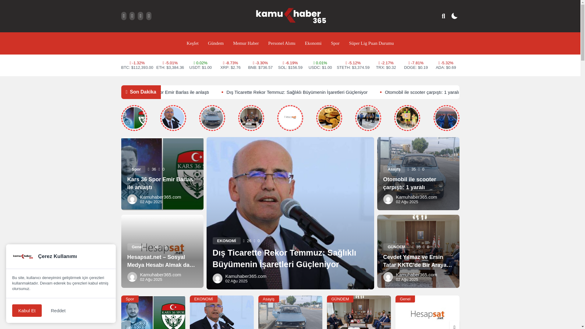 website screenshot of https://kamuhaber365.com