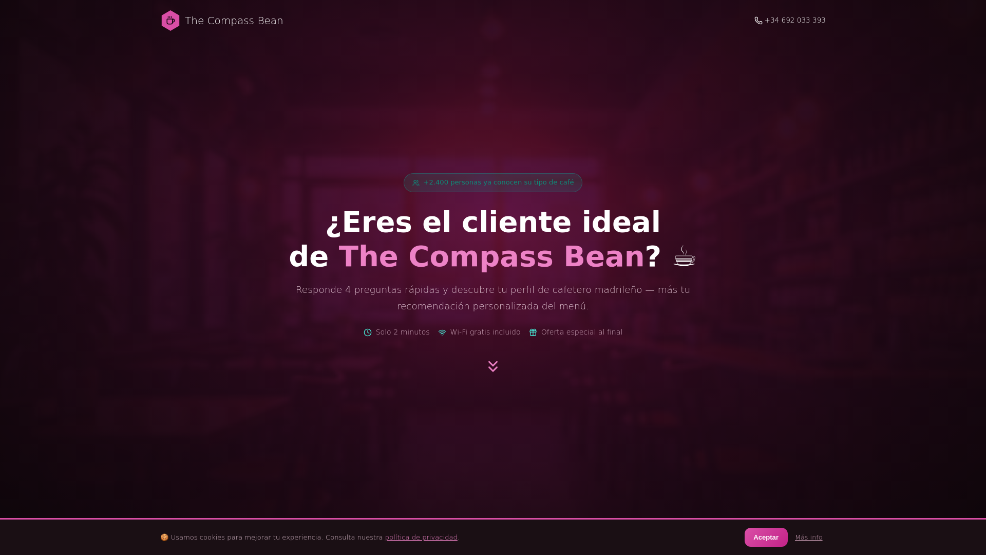 website screenshot of https://ammoniclabs.click