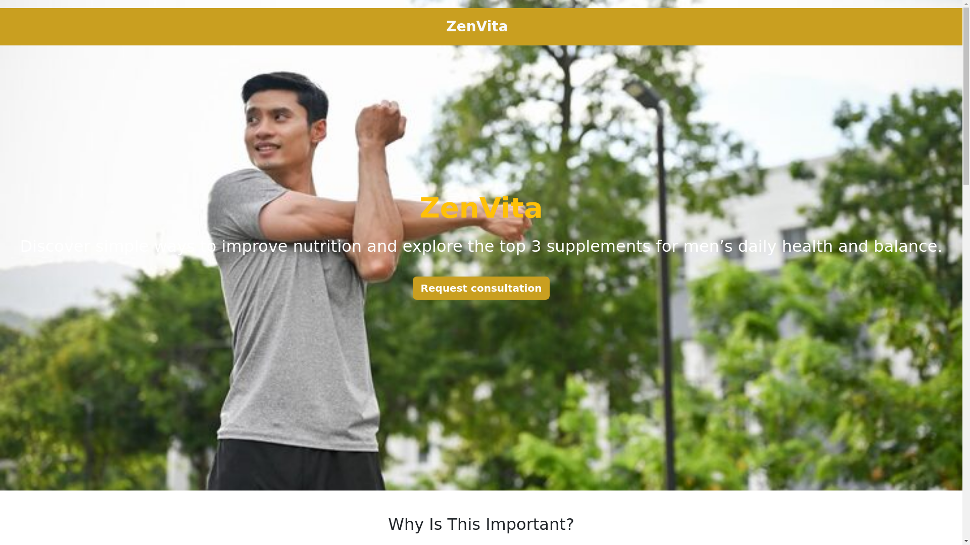 website screenshot of https://zenvitabg.com/