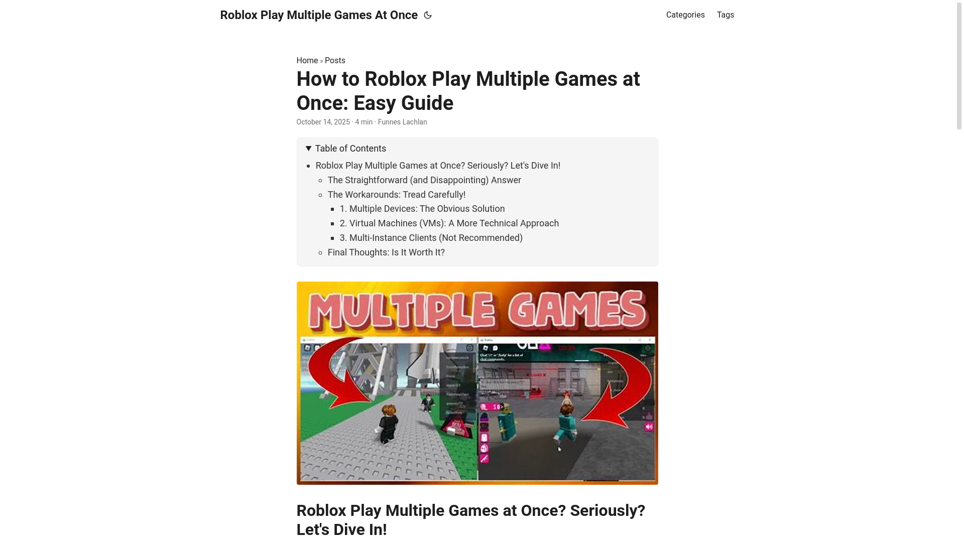 website screenshot of https://roblox-play-multiple-games-at-once.pages.dev/