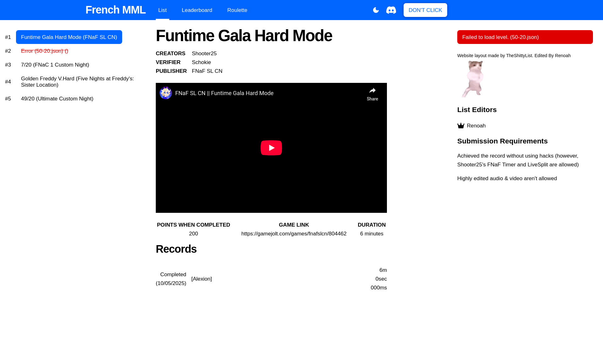 website screenshot of https://frenchmaxmodelist.pages.dev/