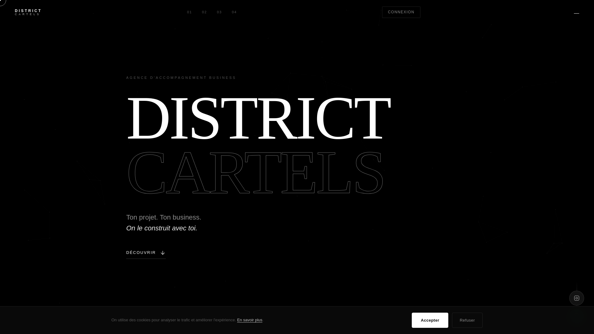 website screenshot of https://sitedistrictcartels.pages.dev/